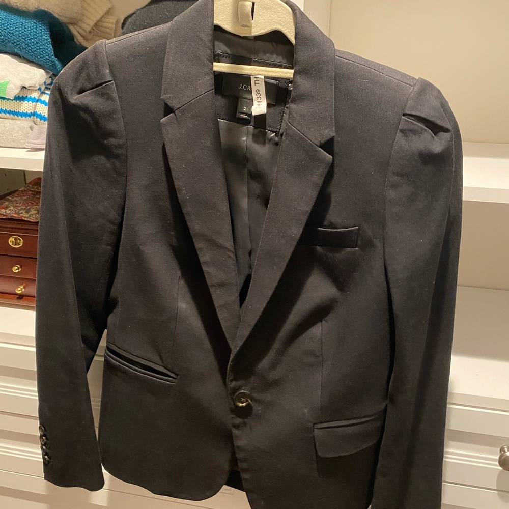 J crew black blazer